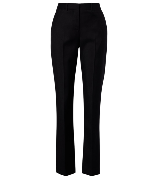 Pantalones pitillo de lana con raya de tiza de Givenchy