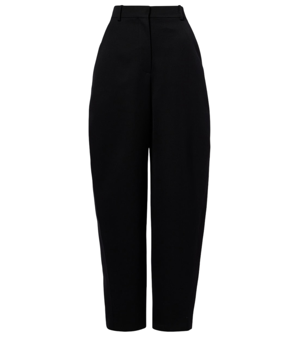 Givenchy Cocoon wool grain de poudre barrel-leg pants