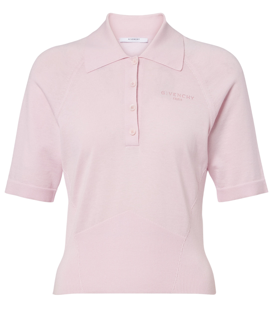 Polo en coton et soie Givenchy