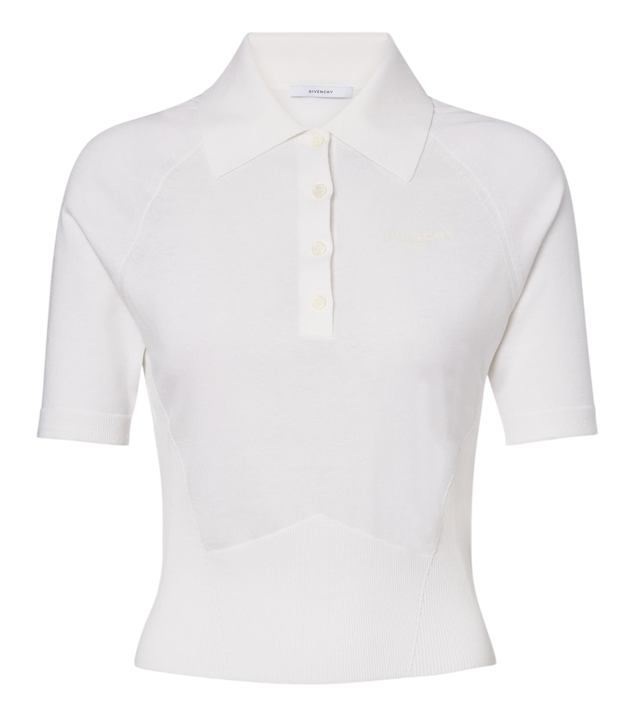 Givenchy Cotton and silk polo sweater