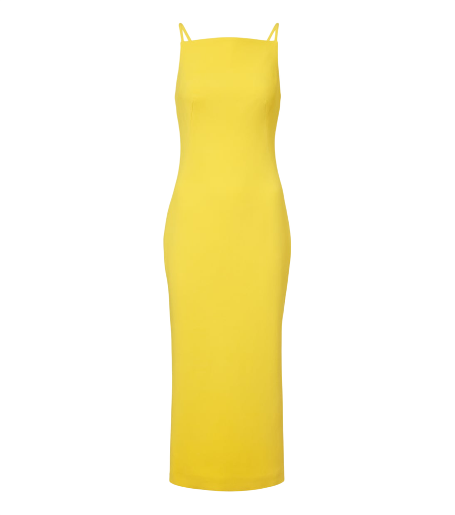 Givenchy Vestido midi em crepe cady