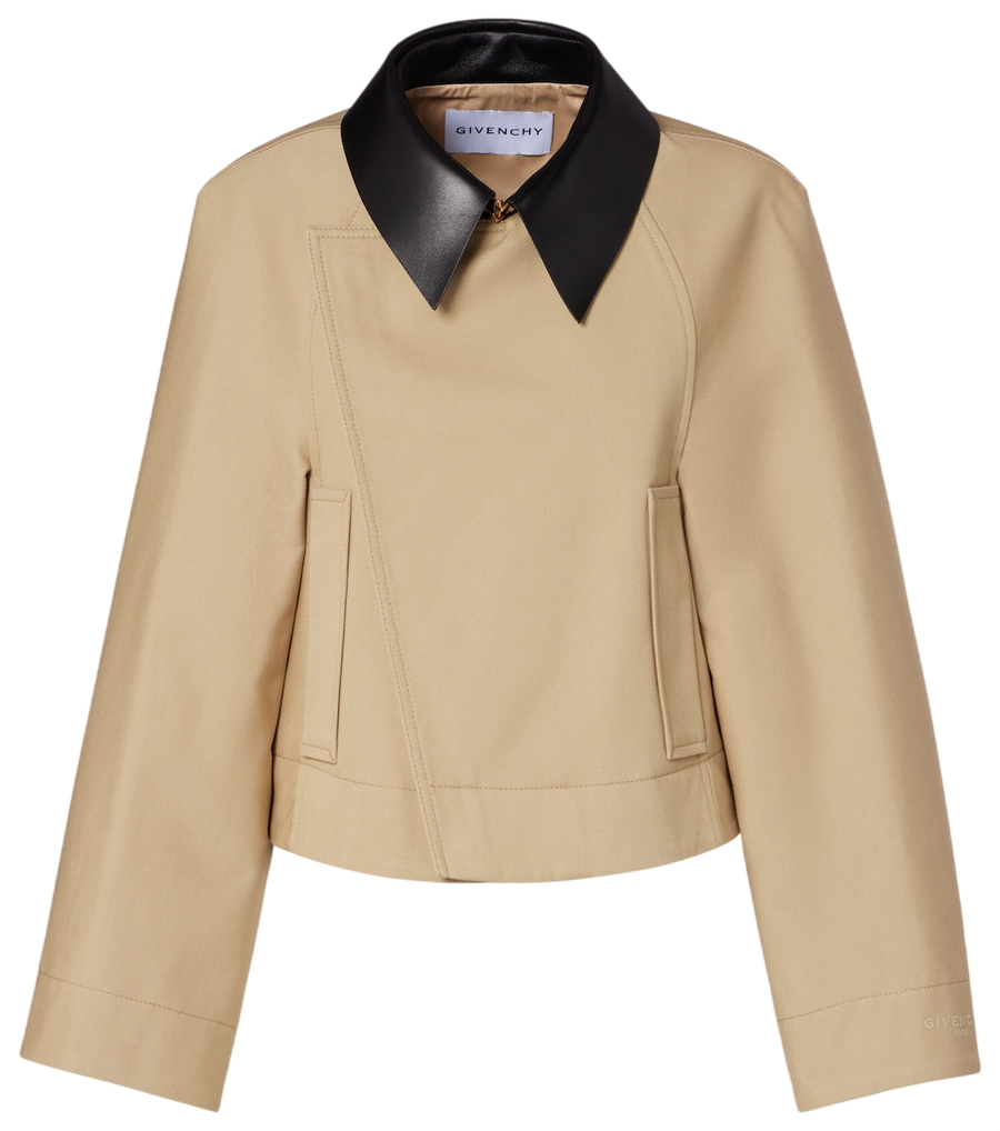 Givenchy Cropped cotton and wool jacket