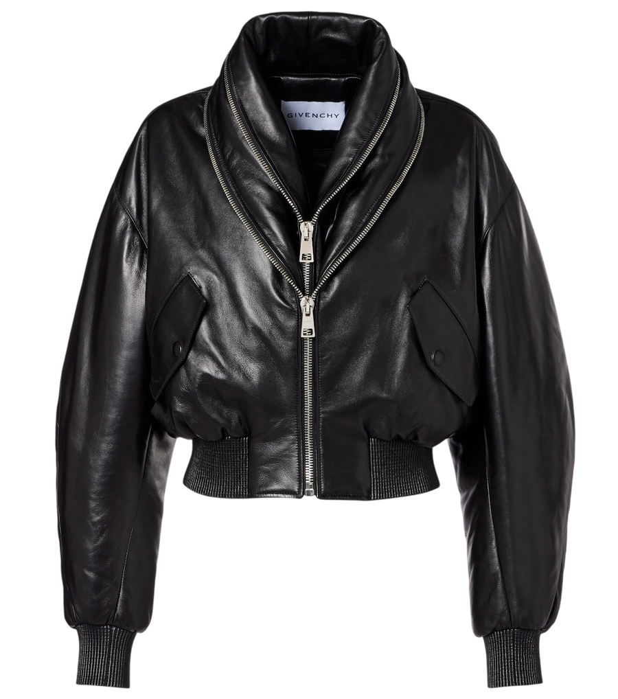 Givenchy Leather bomber jacket