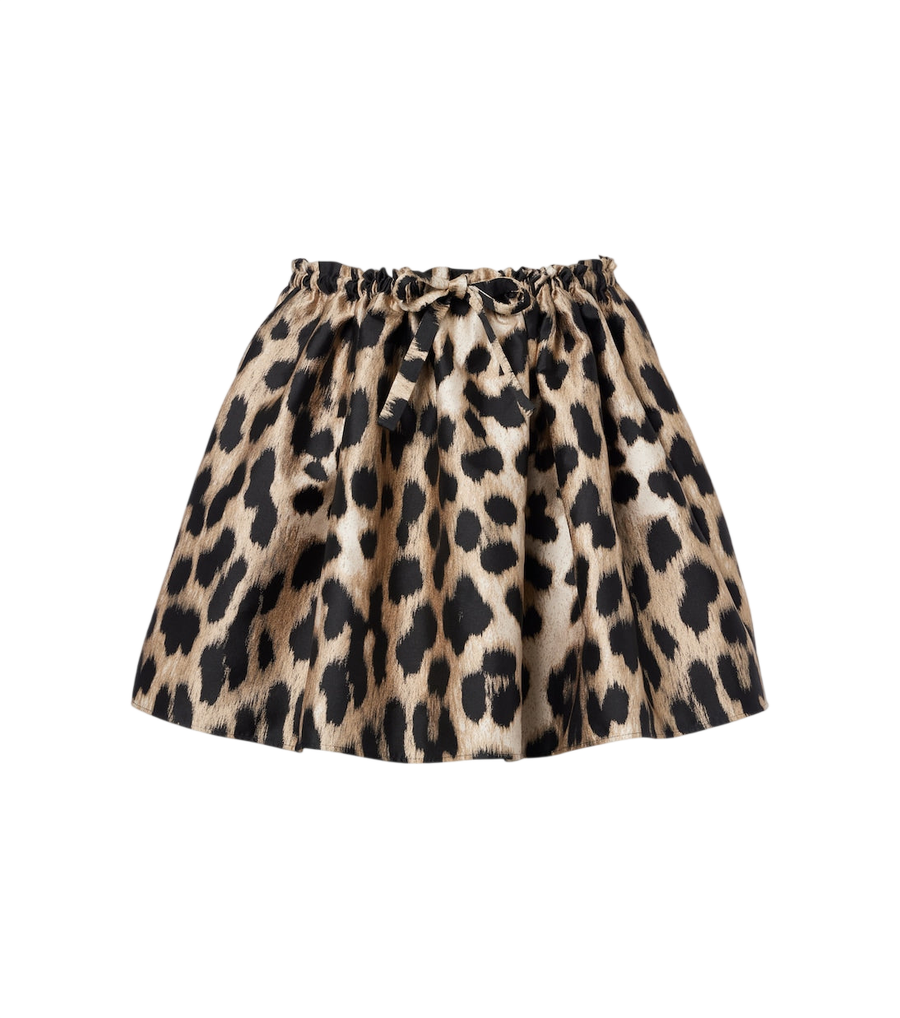 Minifalda con estampado de leopardo de Givenchy