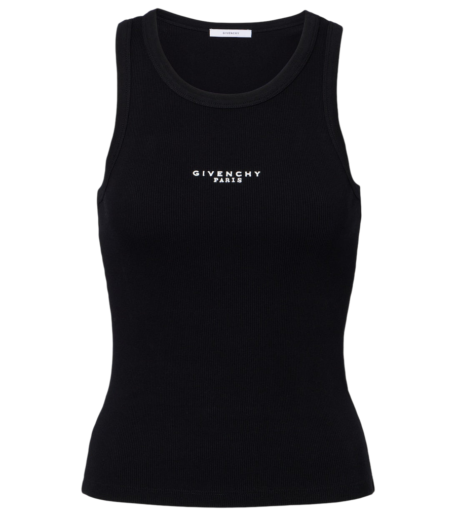 Débardeur en coton avec logo Givenchy Paris