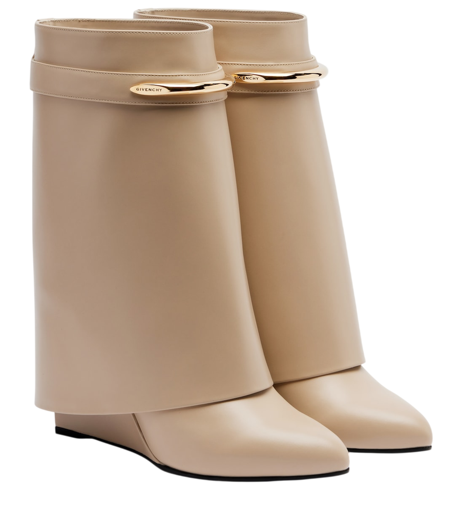 Givenchy Shark leather mid-calf boots