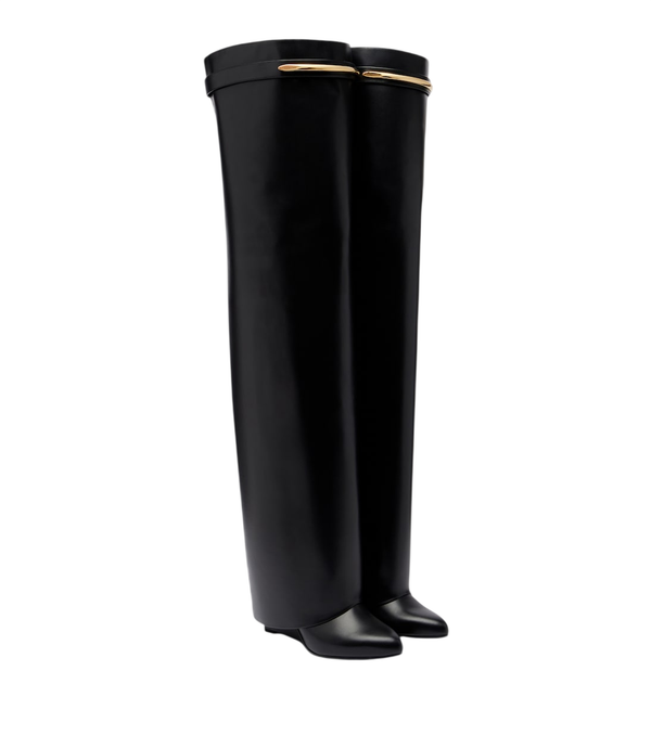 Givenchy Shark Pinch leather over-the-knee boots