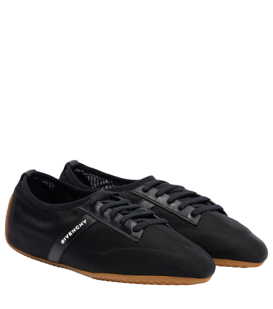 Givenchy Slim leather-trimmed sneakers