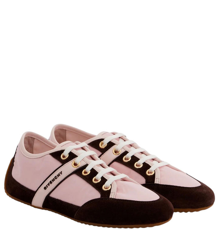 Givenchy Slim suede-trimmed sneakers [white-bg-processed] 1786495576104