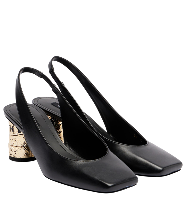 Givenchy Fita 65 sapatos de couro com tira no calcanhar