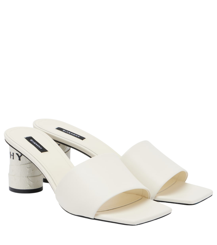 Givenchy Tape leather mules