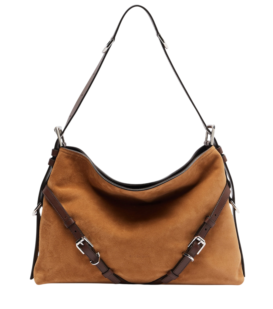 Givenchy Voyou Medium suede shoulder bag
