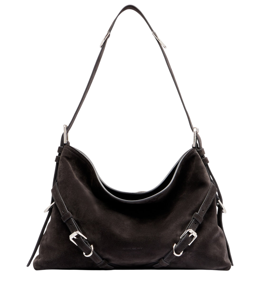 Givenchy Voyou Medium suede shoulder bag