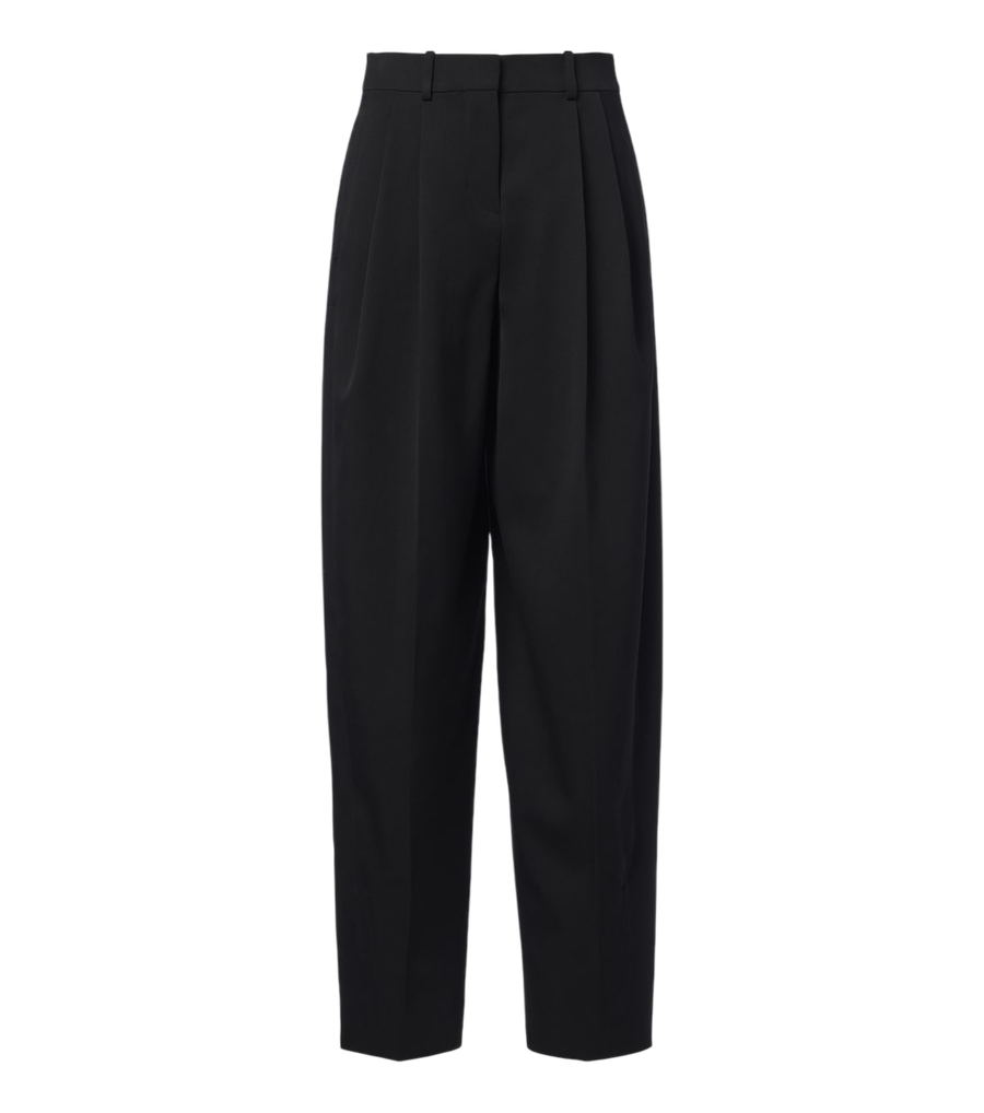 Givenchy Wool grain de poudre barrel-leg pants