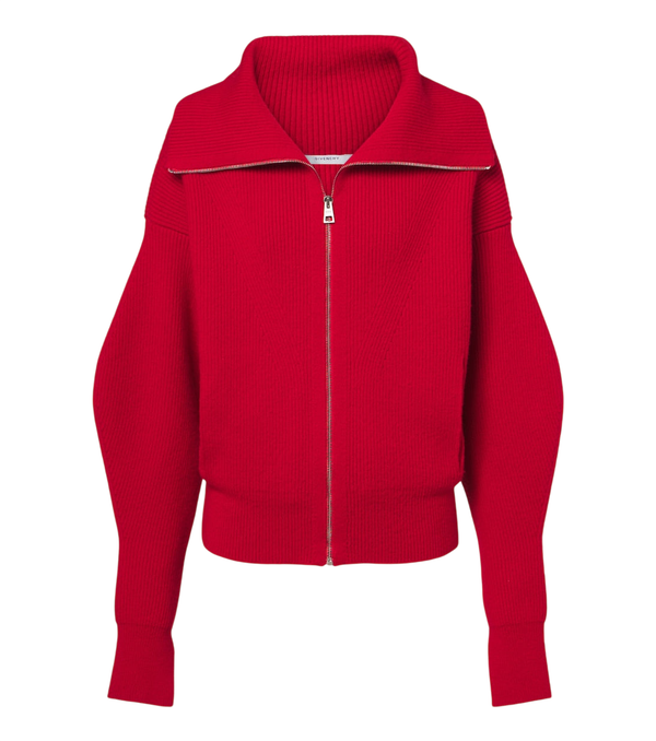 Givenchy Wool zip-up cardigan