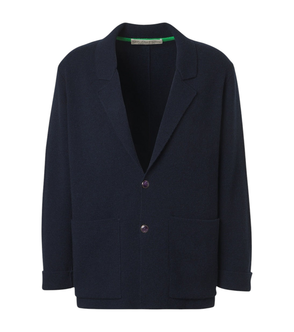 God's True Cashmere Cashmere blazer with amethyst