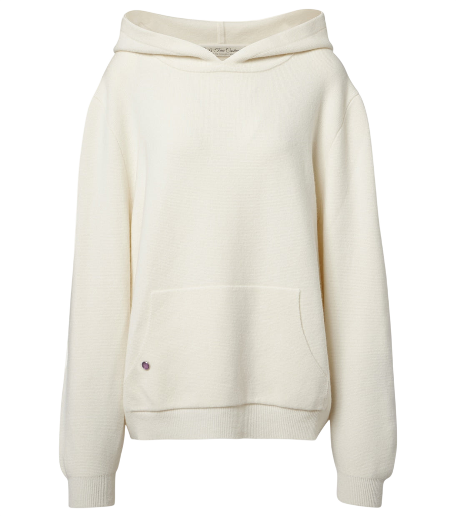 Sweat à capuche en cachemire orné God's True Cashmere