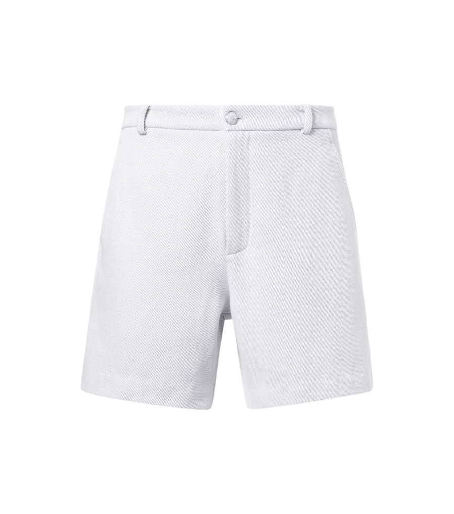 God's True Cashmere Explorer cashmere and cotton denim shorts