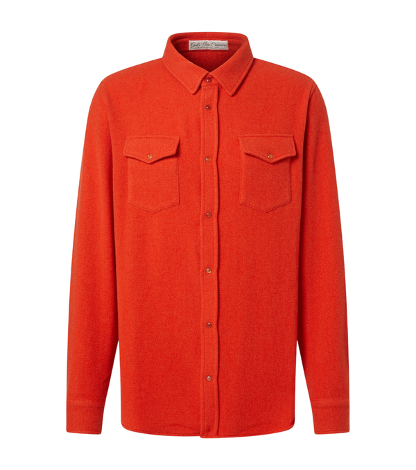 God's True Cashmere Fire cashmere shirt