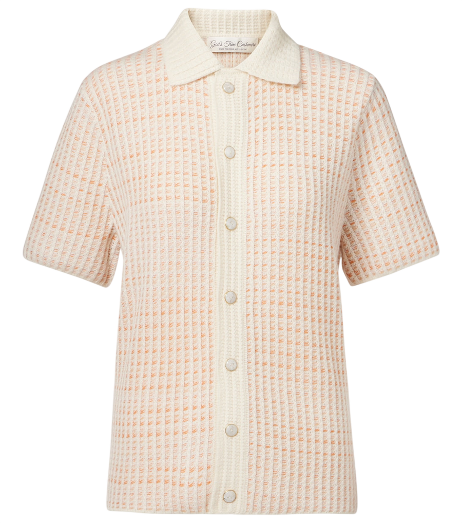 God's True Cashmere Noble ribbed-knit cashmere shirt