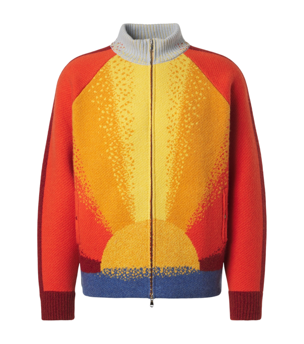 God's True Cashmere Radiant Sun cashmere zip-up sweater