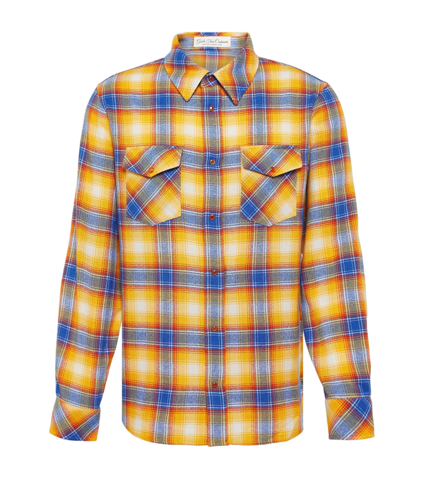 God's True Cashmere Tartan cashmere shirt
