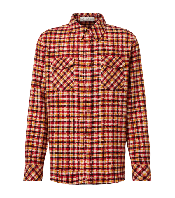 God's True Cashmere Time plaid cashmere shirt