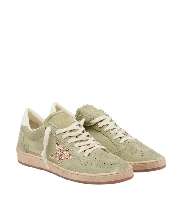 Golden Goose Ball Star glitter suede sneakers