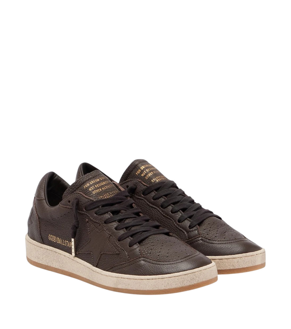 Golden Goose Ball Star Leather Sneakers
