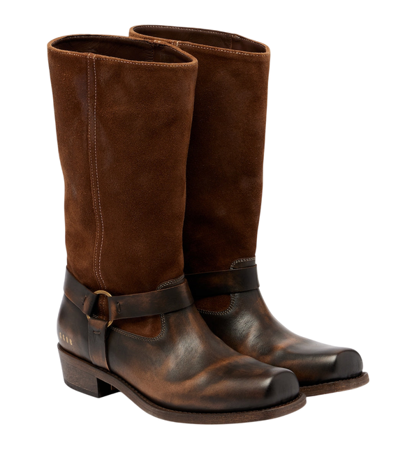 Golden Goose Biker leather mid-calf boots