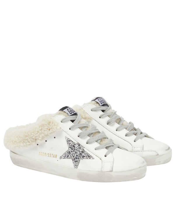 Golden Goose Super-Star shearling-lined mules