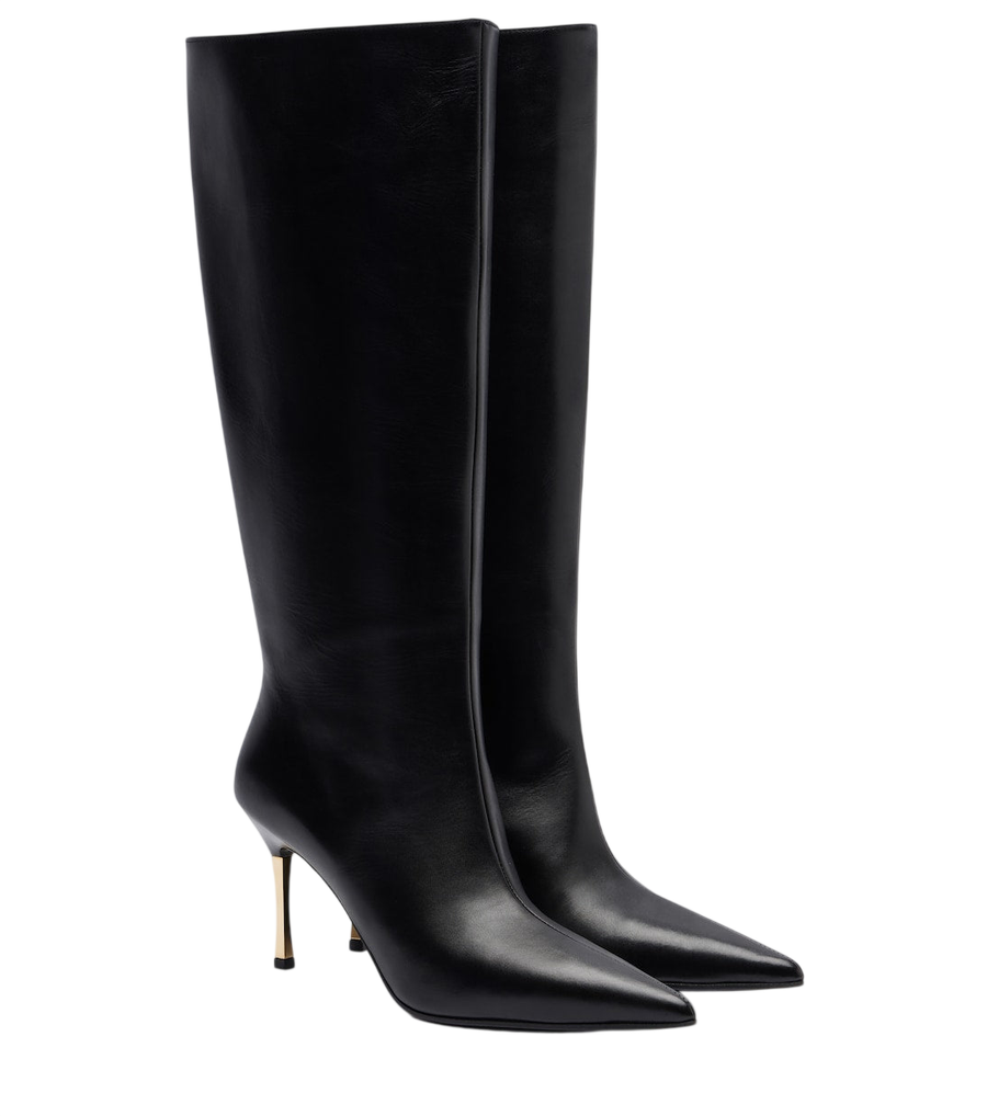 Gucci Bombshell leather knee-high boots