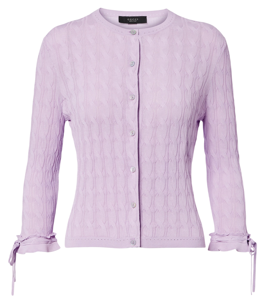 Gucci Cable-knit cardigan