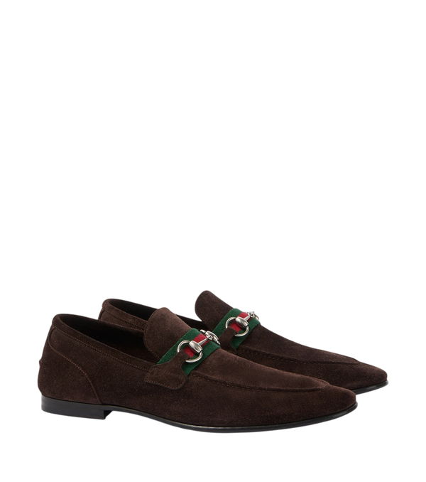 Gucci Como Horsebit suede loafers