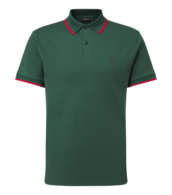 Gucci Cotton-blend piqué polo shirt