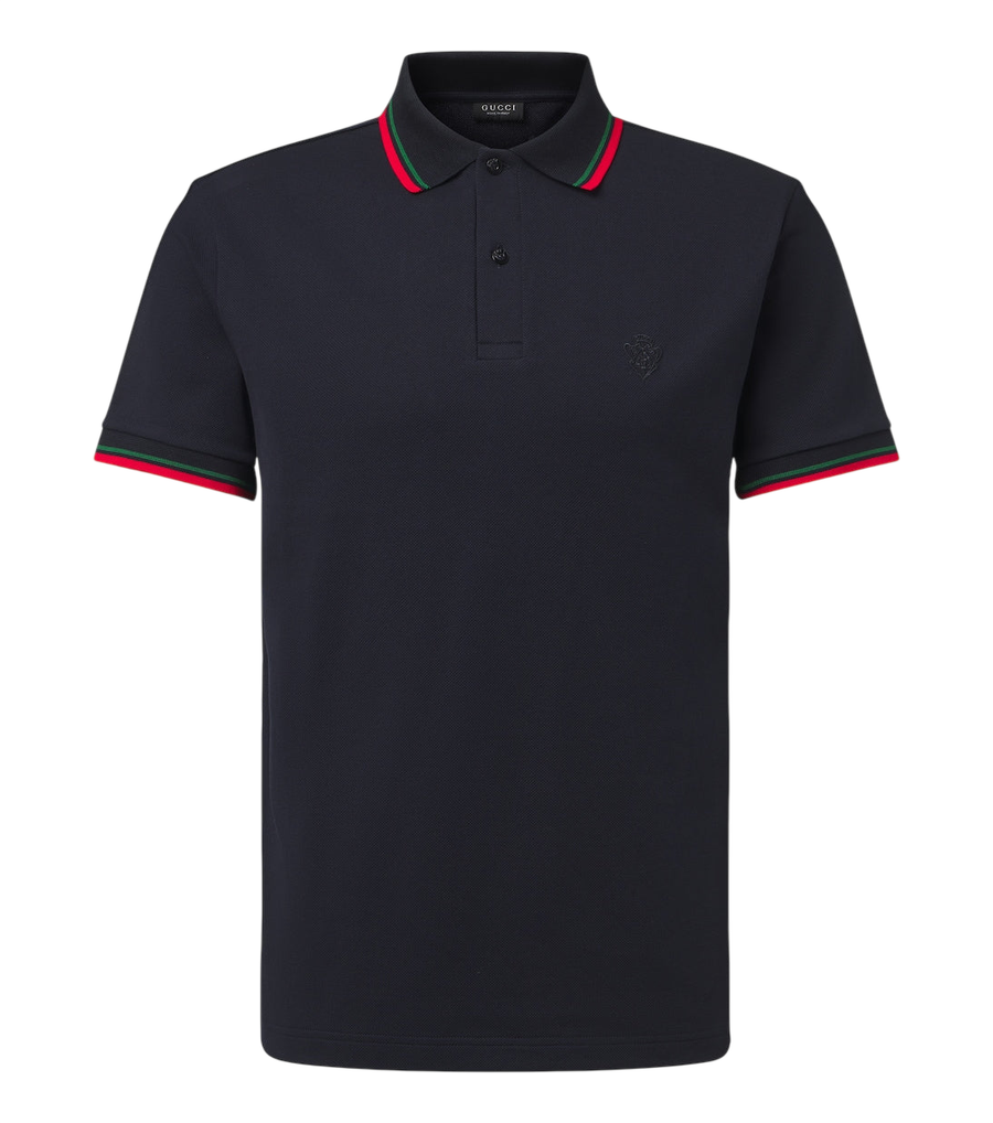 Gucci Cotton-blend piqué polo shirt