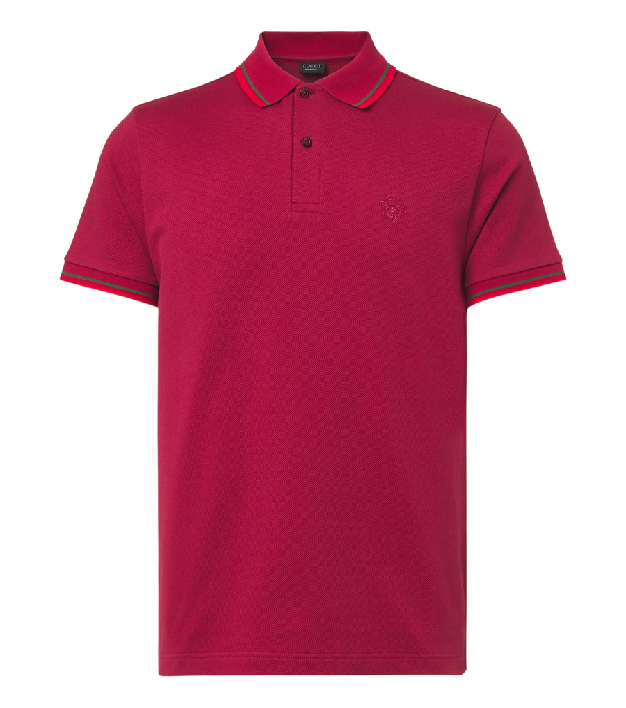 Gucci Cotton-blend piqué polo shirt