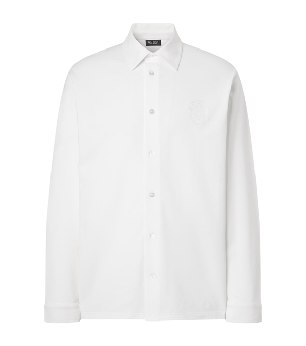 Gucci Cotton-blend piqué shirt