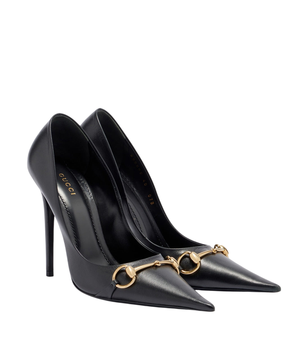Gucci Donna Horsebit leather pumps