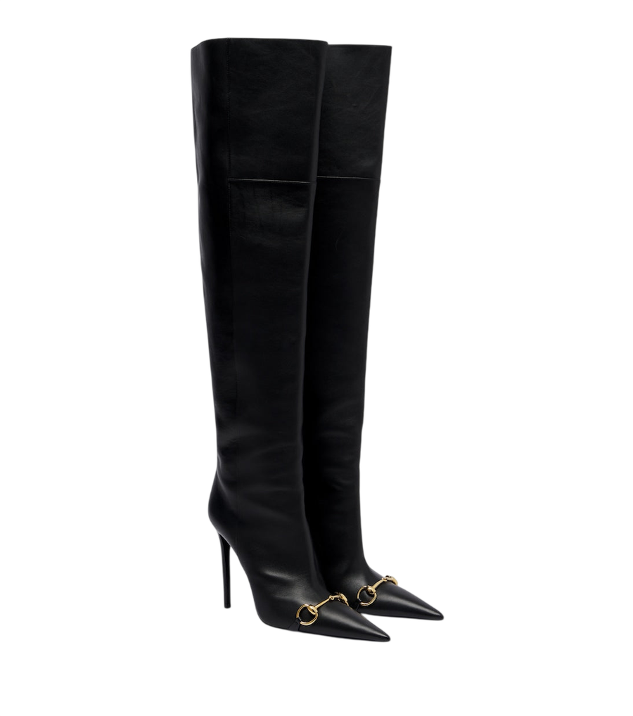 Gucci Donna Horsebit over-the-knee boots