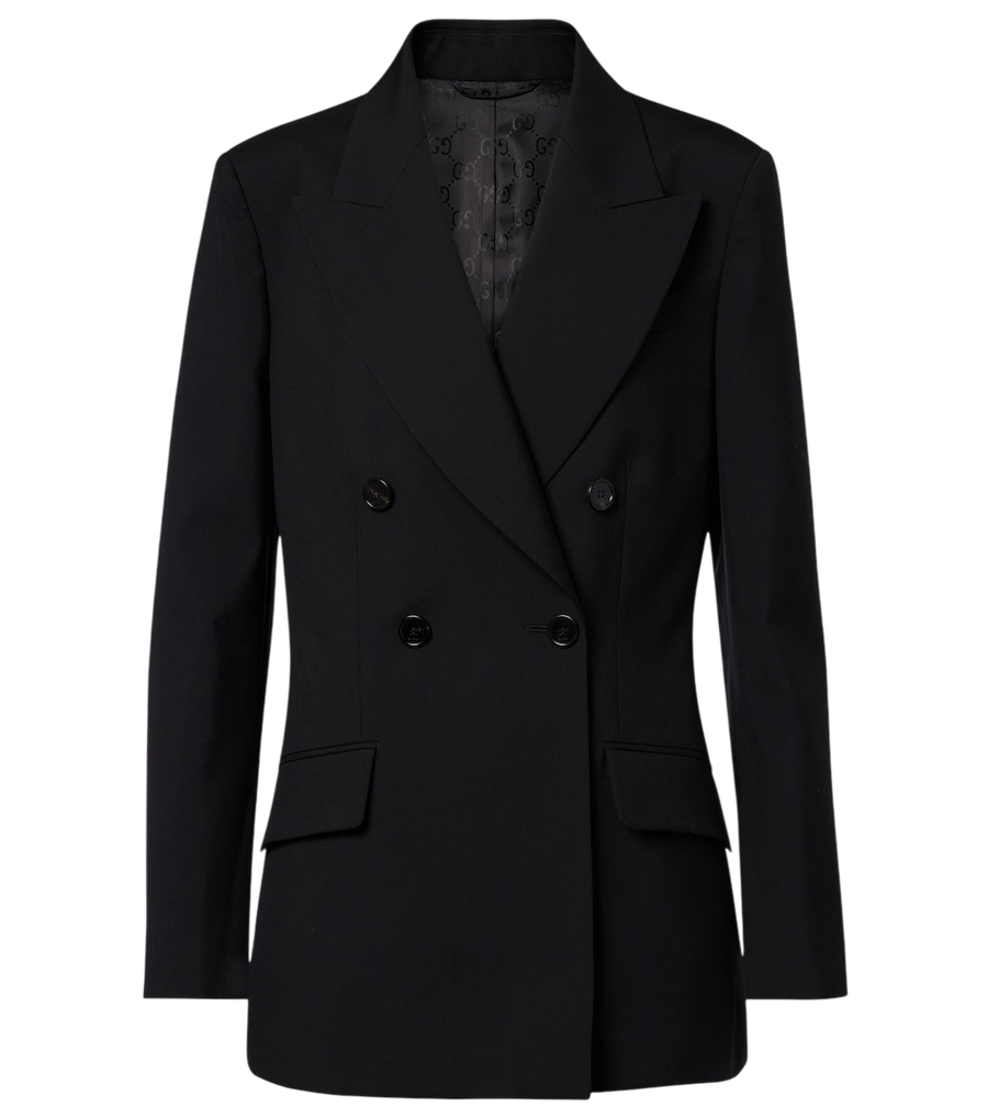 Gucci Double-breasted wool blazer