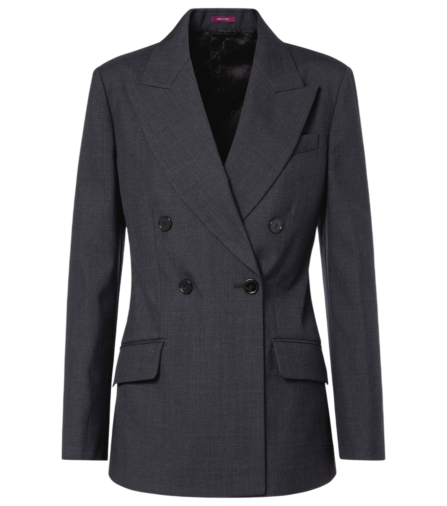 Gucci Double-breasted wool blazer