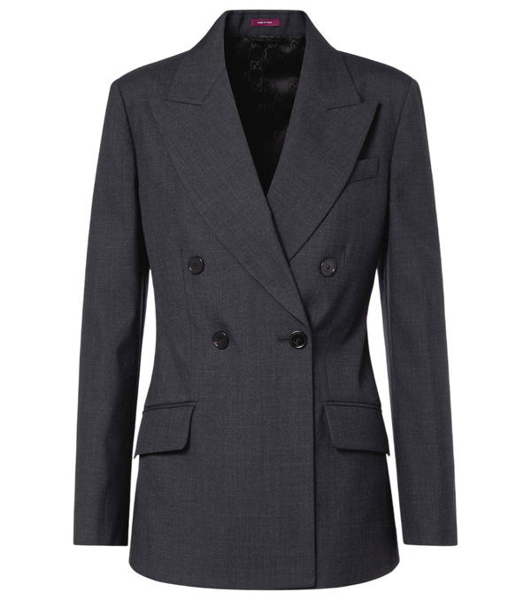 Gucci Double-breasted wool blazer