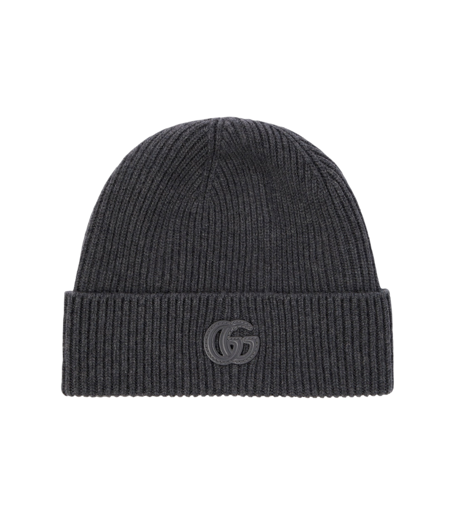 Gucci Double G ribbed-knit cashmere beanie