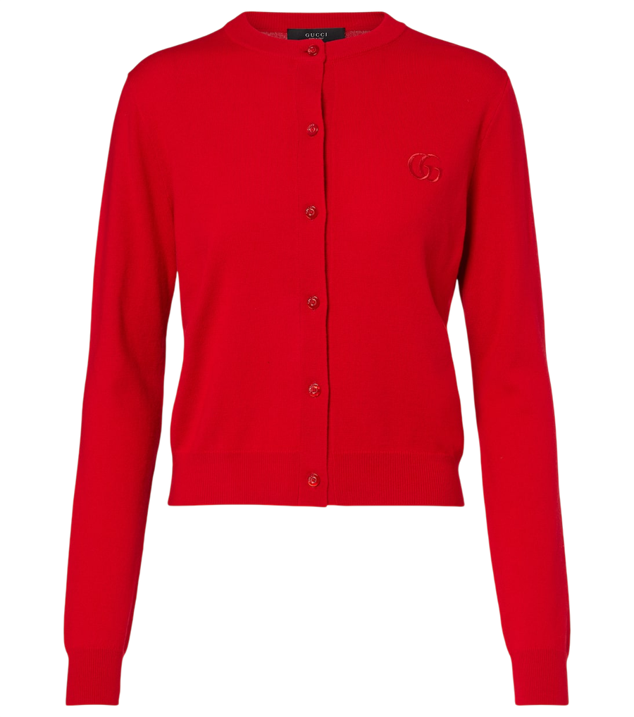 Gucci Double G wool cardigan
