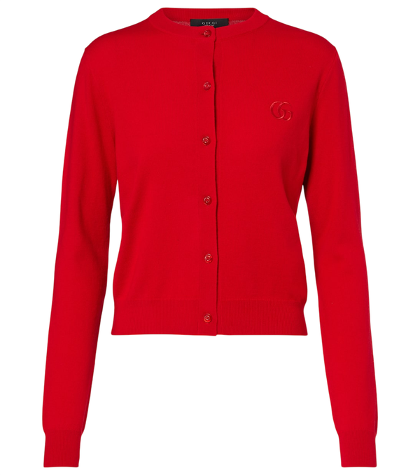 Gucci Double G wool cardigan