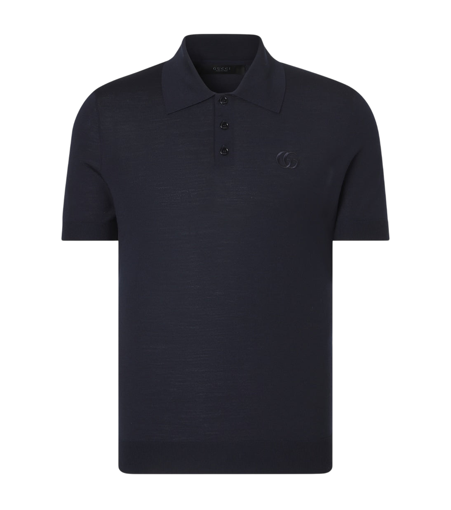 Gucci Double G wool polo shirt