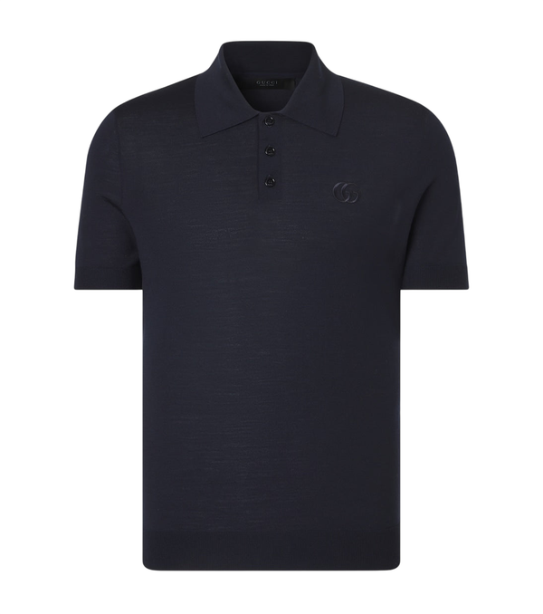 Gucci Double G wool polo shirt