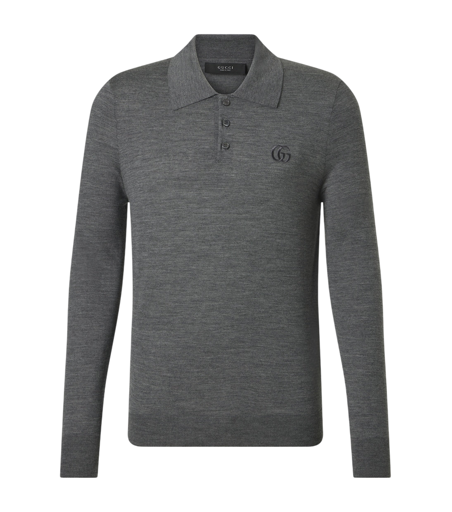 Gucci Double G wool polo sweater