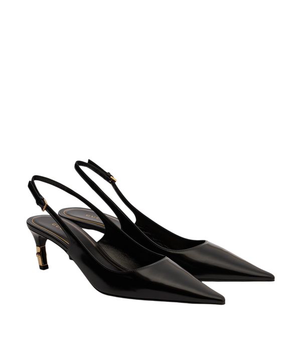 Escarpins slingback en cuir Eva Gucci